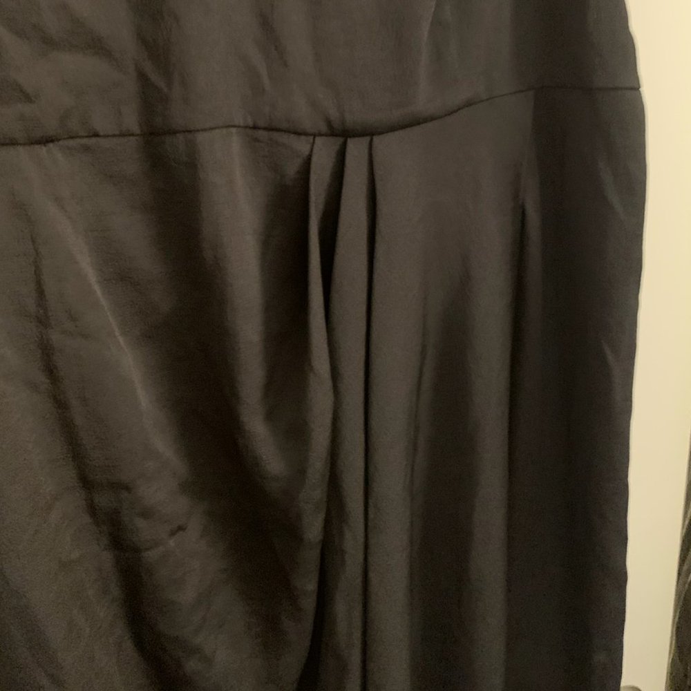 Express Black Satin Dress - Picture 2 of 3